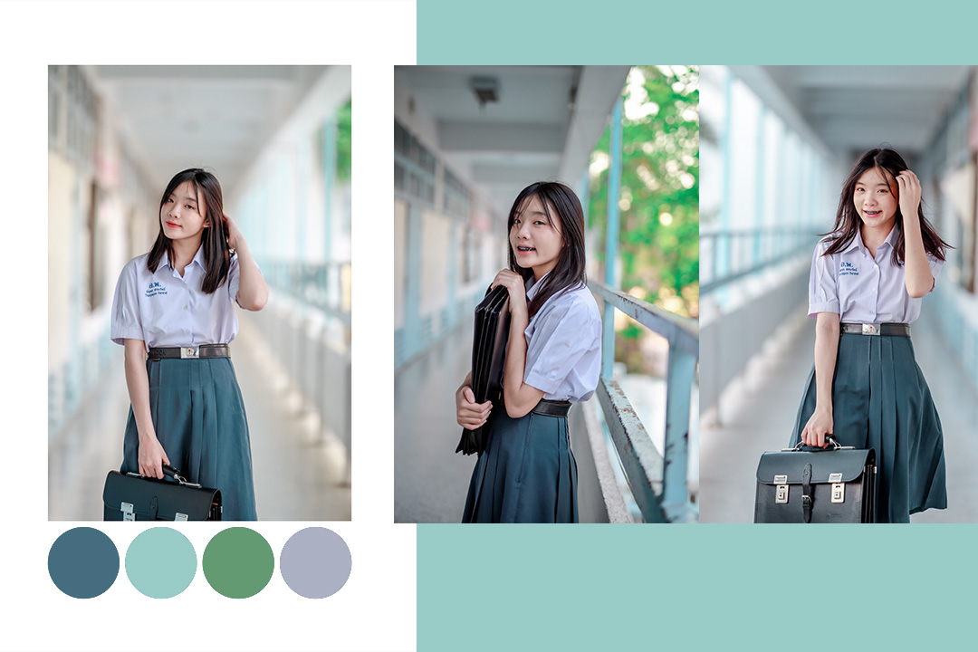 วิธีแต่งรูปโทนนักเรียน สมูท HDR แอพ Lightroom