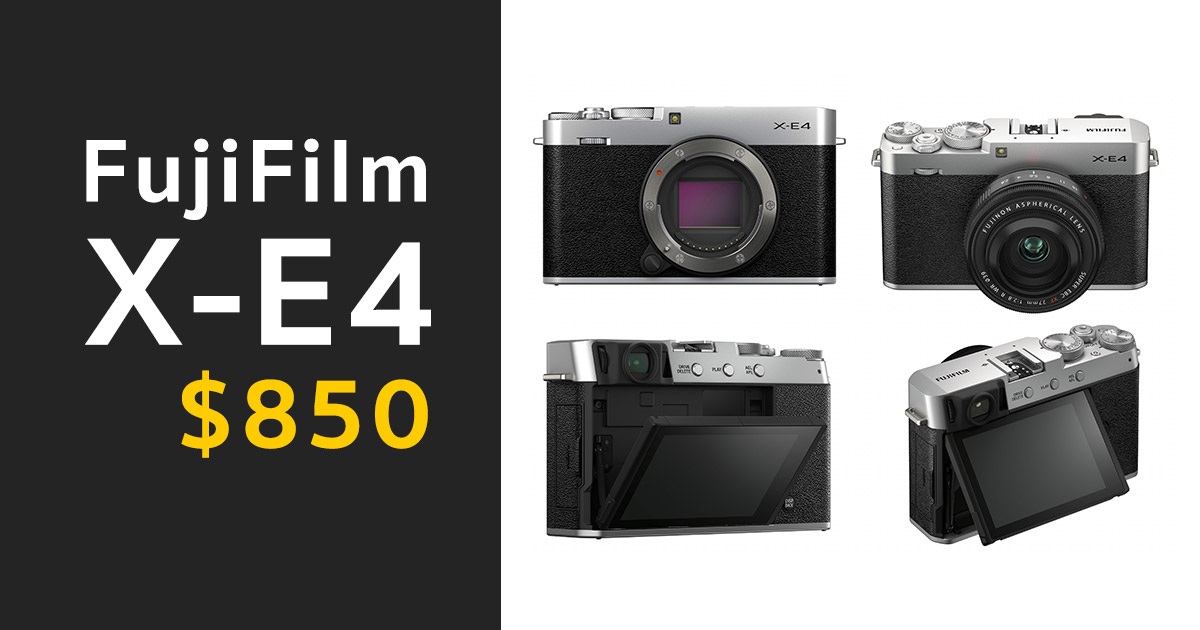 Fujifilm X-E4 ราคาเปิดตัว