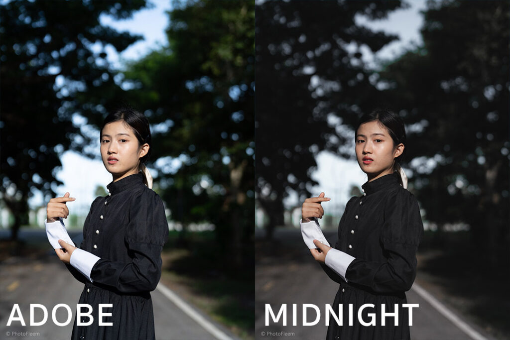 รีวิว Portra Midnight สีชุด PhotoFleem Pro สำหรับ Sony แต่งรูปแนวดาร์ก