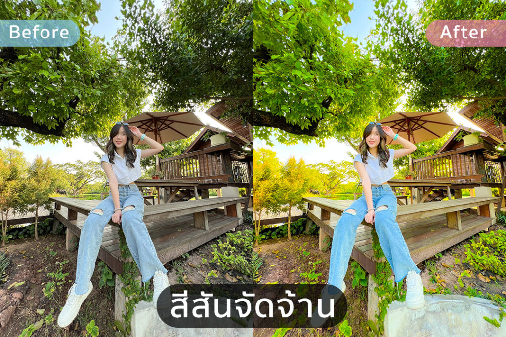 Lightroom Preset คุมโทนคาเฟ่ สีสันจัดจ้าน