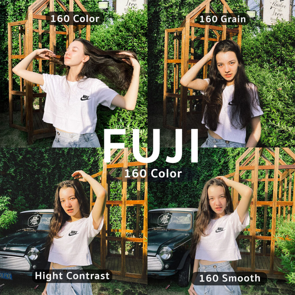 lightroom preset แต่งรูปโทนฟิล์ม Fujifilm 160s