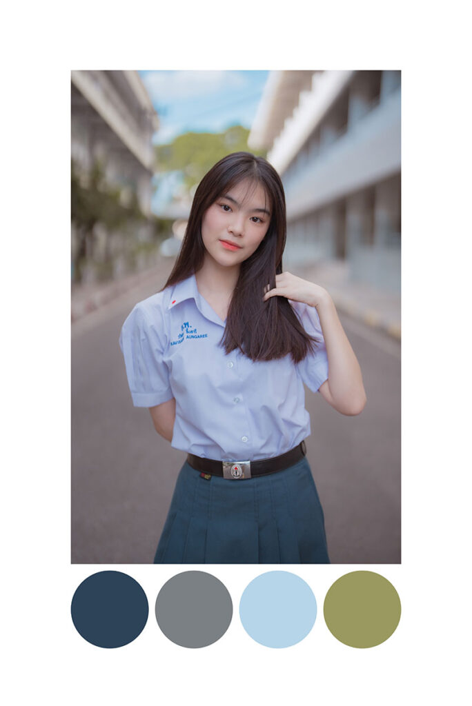 Lightroom แต่งรูปถ่ายพอร์ตนักเรียน โทนสมูท