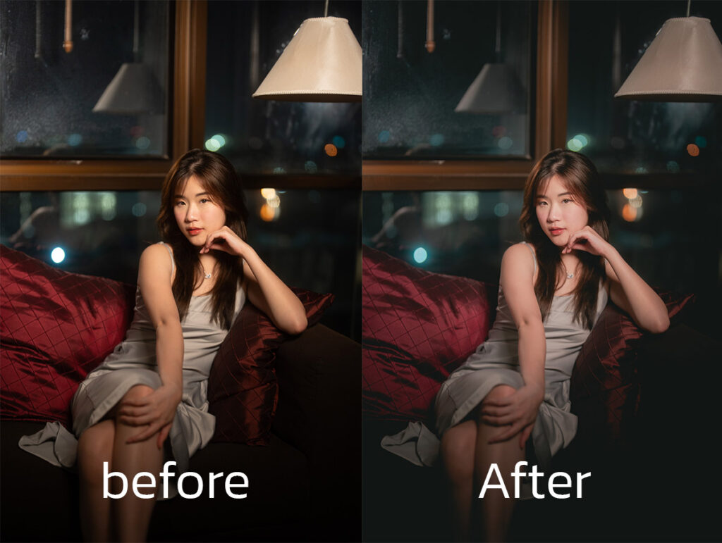 สอน Lightroom แต่งรูปโทน Night Profile