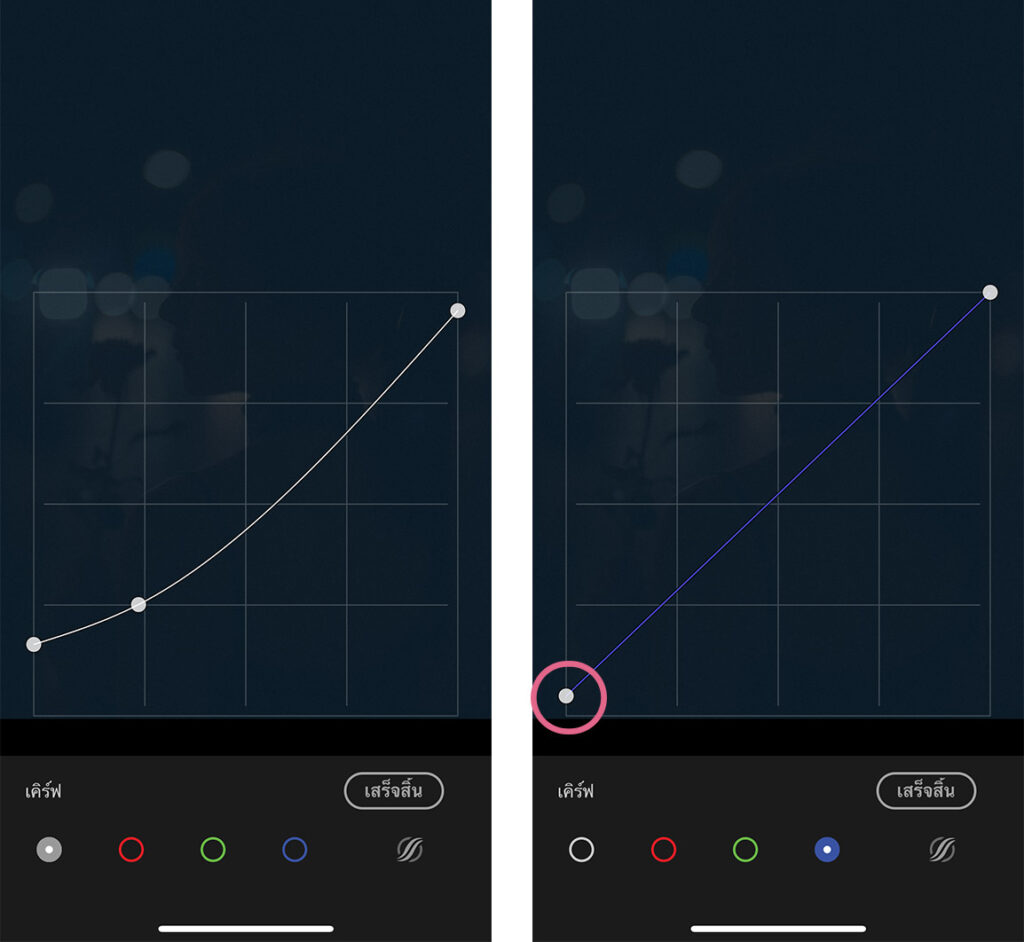 วิธีแต่งรูป Lightroom สูตรฟิล์มกลางคืนกับแสงอุ่นๆ