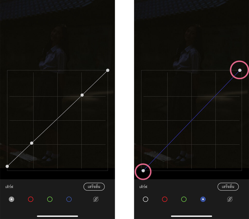 แต่งรูปโทนฟิล์มนักเรียน Lightroom สูตรแสงอุ่น