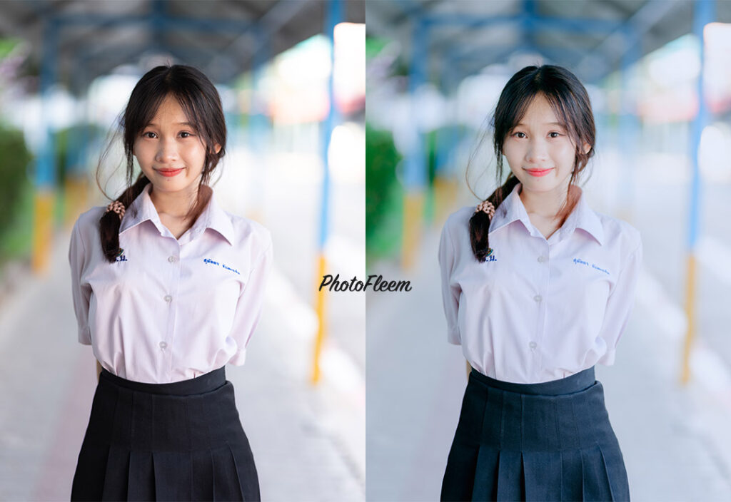 แจกโทน Lightroom แต่งรูปชุดนักเรียนให้ดูคลีนๆสวยๆ