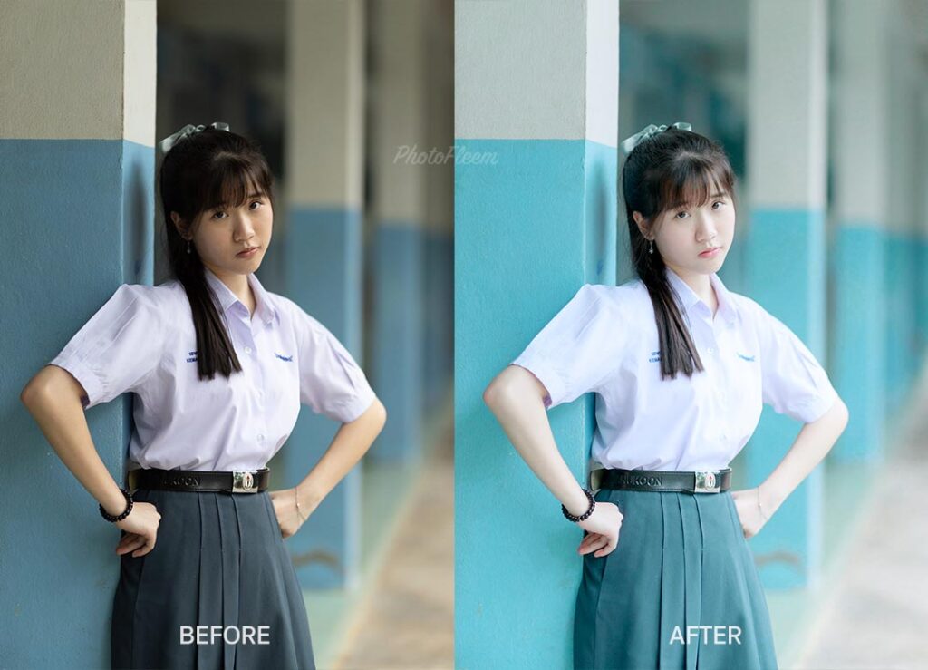 Lightroom Preset แต่งรูปนักเรียน โทนพาสเทล