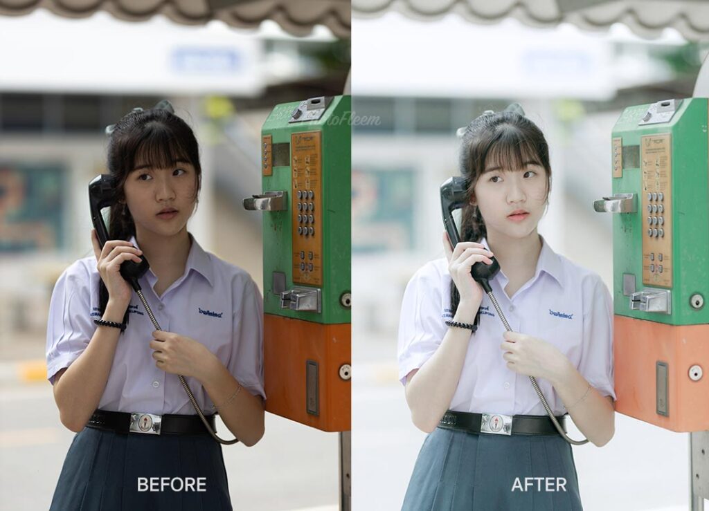 Lightroom Preset แต่งรูปนักเรียน โทนวินเทจ