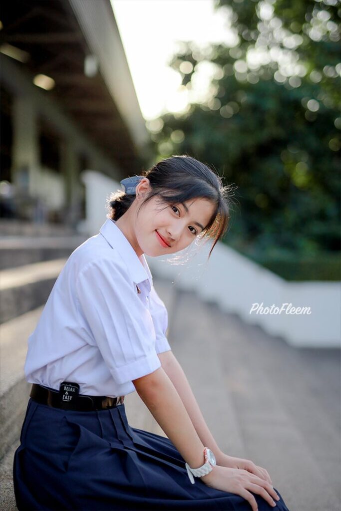 ไอเดียถ่ายรูป Portfolio ชุดนักเรียน